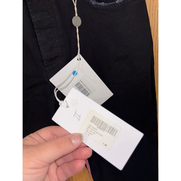 Department Five women’s black denim carma button fly straight leg pants NWT 28 - Picture 5 of 12